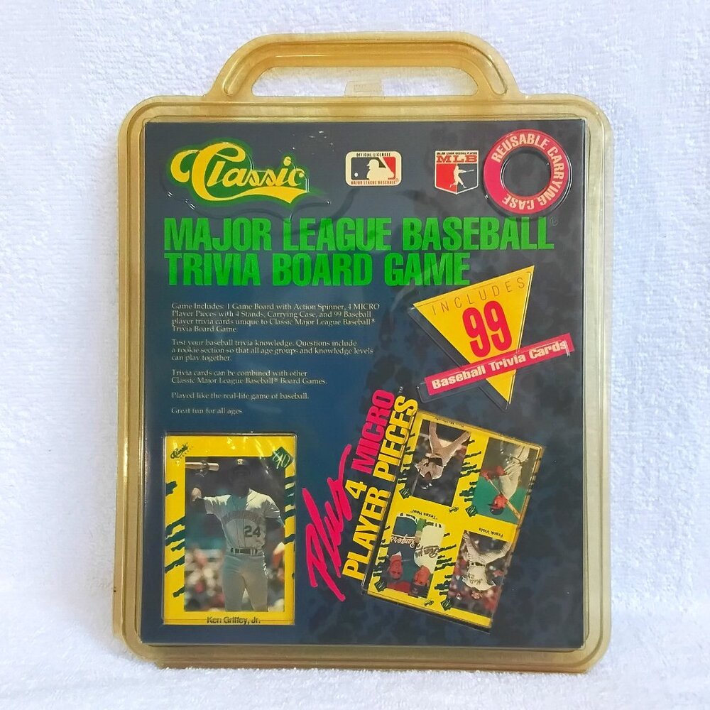 Sealed 1990 Classic Games MLB Trivia Card Game BNIP!!